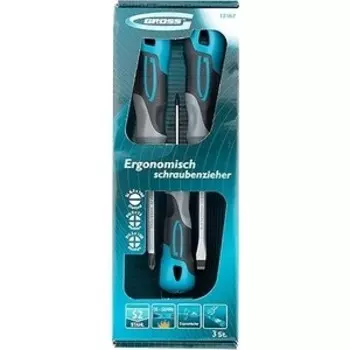 Набор отверток GROSS 3шт S2 (12167)