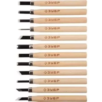 Набор резцов Зубр 12 предметов Эксперт (18375-H12)