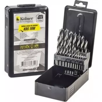 Набор сверл по дереву Kolner KDS 19W