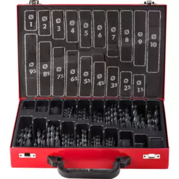 Набор сверл по металлу Зубр 170шт d 1-10 мм (4-29605-H170-M)