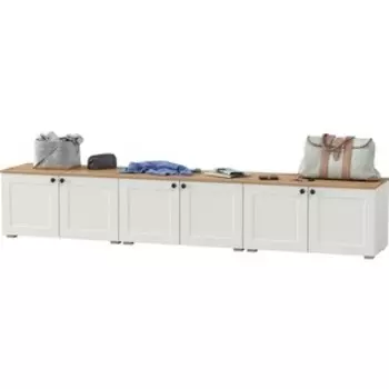 Набор тумб Моби Остин 13.257 3 шт цвет белый шагрень/дуб крафт золотой (1027948)