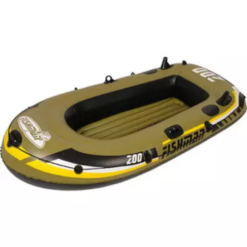 Надувная лодка Jilong FISHMAN 200SET, с веслами и насосом, 218х110х36 см