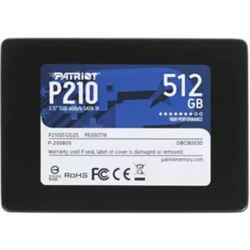 Накопитель PATRIOT SSD 512Gb P210 2.5'' SATA III (P210S512G25)
