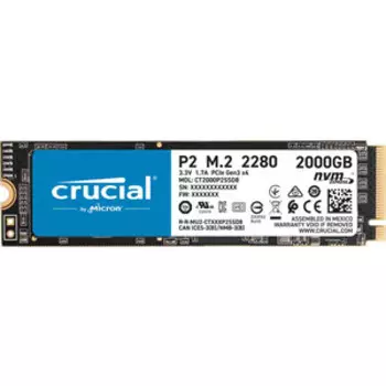 Накопитель SSD Crucial PCI-E x4 2Tb CT2000P2SSD8 P2 M.2 2280 (CT2000P2SSD8)