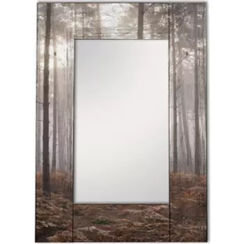 Настенное зеркало Дом Корлеоне Лесной туман 75x110 см