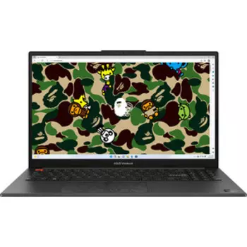 Ноутбук Asus K5504VA-MA343W BAPE Edition 15.6'' OLED Intel Core i9 13900H(2.6Ghz)/16Gb/1Tb/Iris Xe/Win11Home /Midnight Black (90NB0ZK5-M00L10)