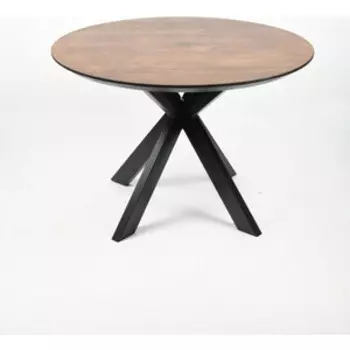 Обеденный стол Wisti Дублин 100 мореный/черный