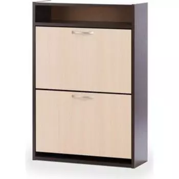 Обувница Вентал Арт К-2 венге/беленый дуб