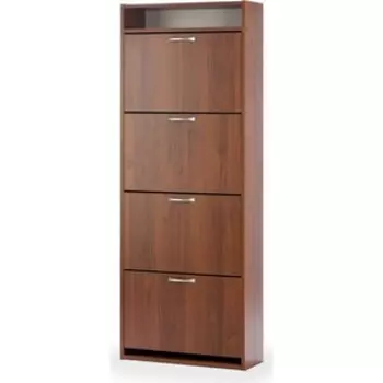 Обувница Вентал Арт К-4 темный орех