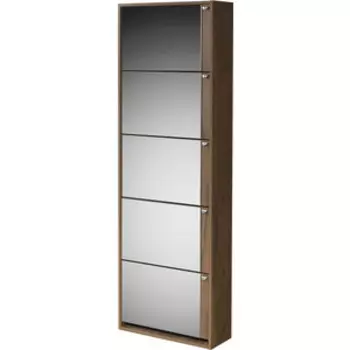 Обувница Вентал Арт К-5 (зеркальная) дуб крафт табачный