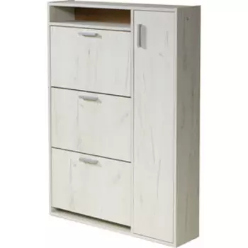 Обувница Вентал Арт ШК-3 дуб крафт белый