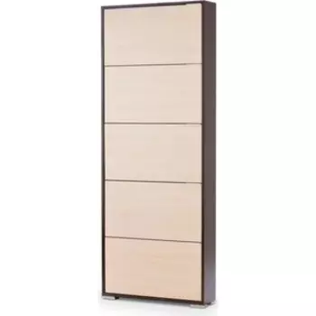 Обувница Вентал Арт Viva-5 венге/беленый дуб