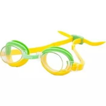 Очки для плавания Fashy Top Jr арт. 4105-04, синние линзы, Регул.перенос., Желто-синяя оправа