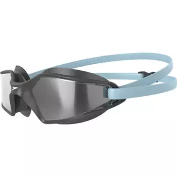 Очки для плавания Speedo Hydropure Mirror, 8-12267D645, зеркальные линзы, серая оправа