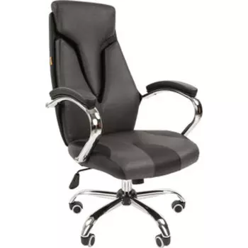 Офисное кресло Chairman 901 экопремиум черный/серый