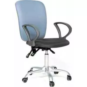 Офисное кресло Chairman 9801 сид15-13 серый/сп 15-41 голубой
