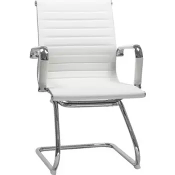Офисное кресло для посетителей Dobrin CODY LMR-102N белый