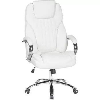 Офисное кресло для руководителей Dobrin CHESTER LMR-114B белый