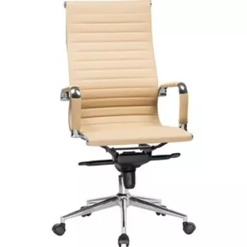 Офисное кресло для руководителей Dobrin CLARK LMR-101F бежевый