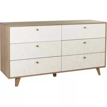 ОЛМЕКО Комод 56.02-01 ''Адажио'' (дуб сонома / белый)