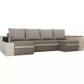 П-образный диван АртМебель Ричмонд корфу 03/экокожа бежевый