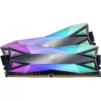 Память оперативная ADATA 32GB (2 x 16Gb) DDR4 UDIMM, XPG SPECTRIX D60, 3600MHz CL18-22-22, 1.35V, RGB + Серый Радиатор AX4U360016G18I-DT60