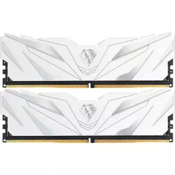 Память оперативная NeTac Shadow II DDR4-3200 32GB (16GB x 2) C16 White, 16-20-20-40, 1.35V, XMP, Радиатор