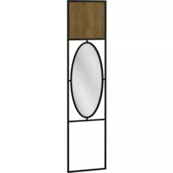 Панель R-home Loft дуб табак с зеркалом для прихожей