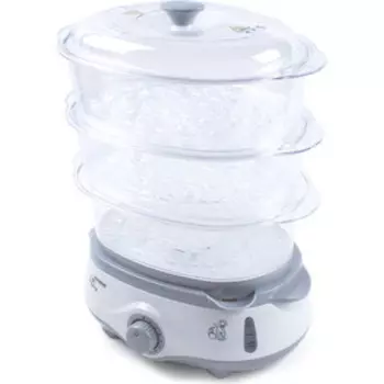 Пароварка Endever Vita-170 белый/серый