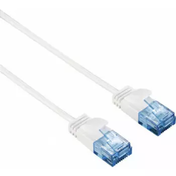 Патч-корд HAMA Slim-Flexible UTP 4 пары cat6 1.5м белый RJ-45 (m)-RJ-45 (m)
