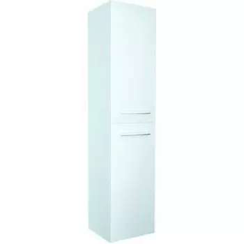 Пенал 1Marka Соната 35х150 правый, с бельевой корзиной, белый глянец (У23257)