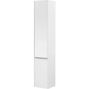 Пенал Aquanet Гласс 35 левый, белый (249946)