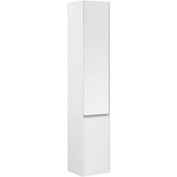 Пенал Aquanet Гласс 35 правый, белый (196962)