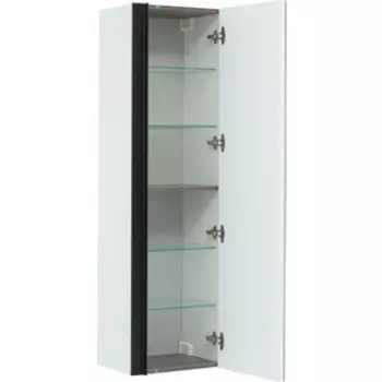 Пенал De Aqua Ариетта New 40 R с зеркалом, белый матовый (265587)