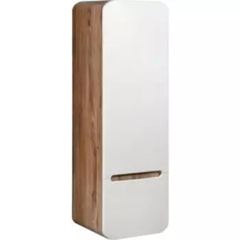 Пенал Runo Ницца 35х112 правый, темное дерево/белый (00-00002130)