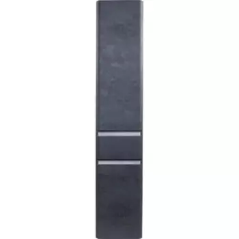 Пенал Style line Атлантика 35х175 с бельевой корзиной, бетон темный (СС-00002284)