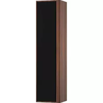 Пенал Vitra Metropole 40x160 L сливовое дерево/черное стекло (58204)