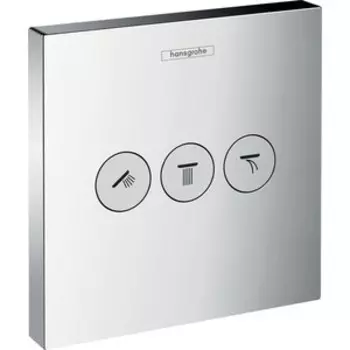 Переключатель потоков Hansgrohe ShowerSelect на три выхода, для механизма 01800180, хром (15764000)