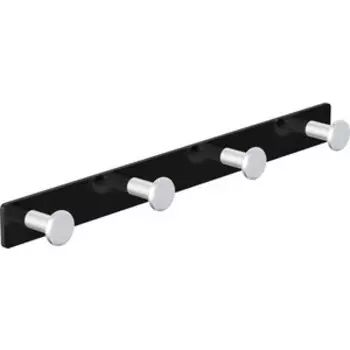 Планка Damixa Jupiter с 4 крючками, черный/белый (DA7735900)