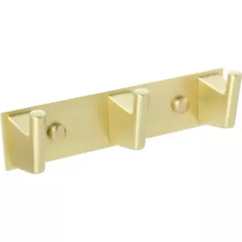 Планка Fixsen Trend Gold с 3 крючками, матовое золото (FX-99005-3)