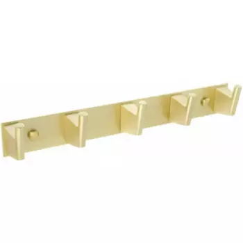 Планка Fixsen Trend Gold с 5 крючками, матовое золото (FX-99005-5)