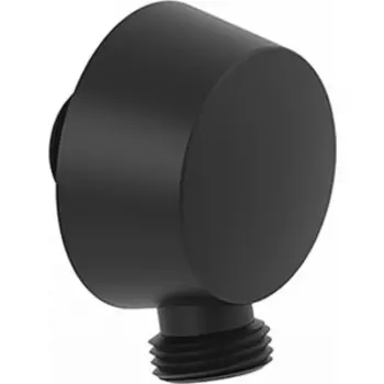 Подключение для шланга Paffoni Lusso круглое черное матовое (ZACC130ST)