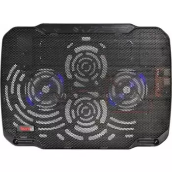 Подставка для ноутбука Buro BU-LCP156-B208 15.6'' 355x260x21 мм 2xUSB 2x 80 мм FAN 560 г металлическая сетка/пластик черный