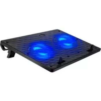 Подставка для ноутбука Digma D-NCP156-2 15.6'' 360x260x27 мм 2xUSB 2x 120мм FAN 650г черный