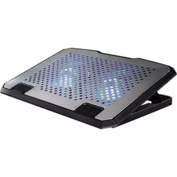Подставка для ноутбука HAMA H-53064 (00053064) 15.6'' 270x370x30 мм 23 дБ 2x 140 мм FAN 698 г алюминий/пластик серебристый
