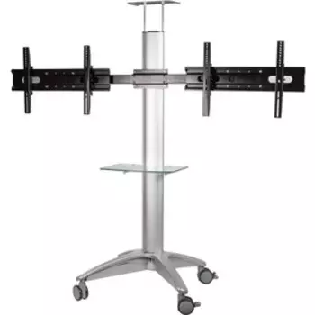 Подставка для телевизора Arm Media PT-STAND-15 серебристый 26''-55'' макс. 120кг напольный наклон