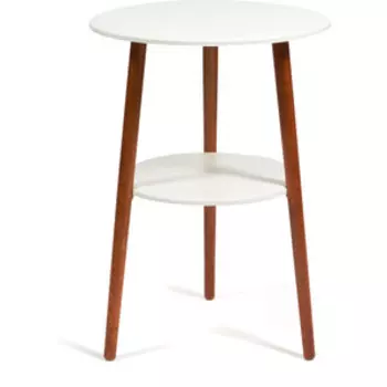 Подставка TetChair Подставка Floriste МДФ/дерево белый ножки орех