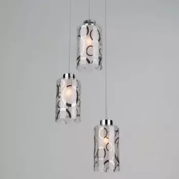 Подвесная люстра Eurosvet 50000/3 хром