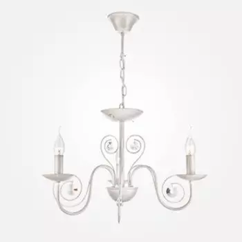 Подвесная люстра Eurosvet 60018/3 белый с золотом