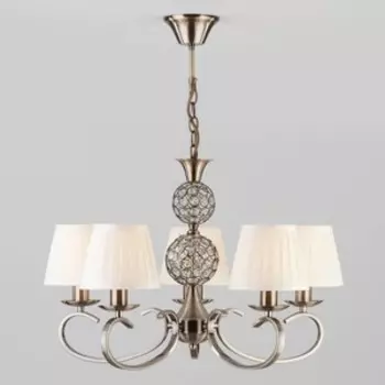 Подвесная люстра Eurosvet Tessa 60089/5 античная бронза